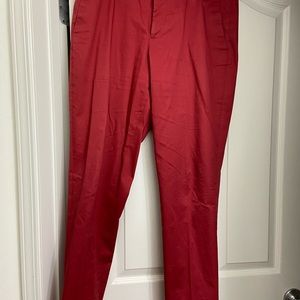 Mens Express Photographer red 34 x 30 dress pants